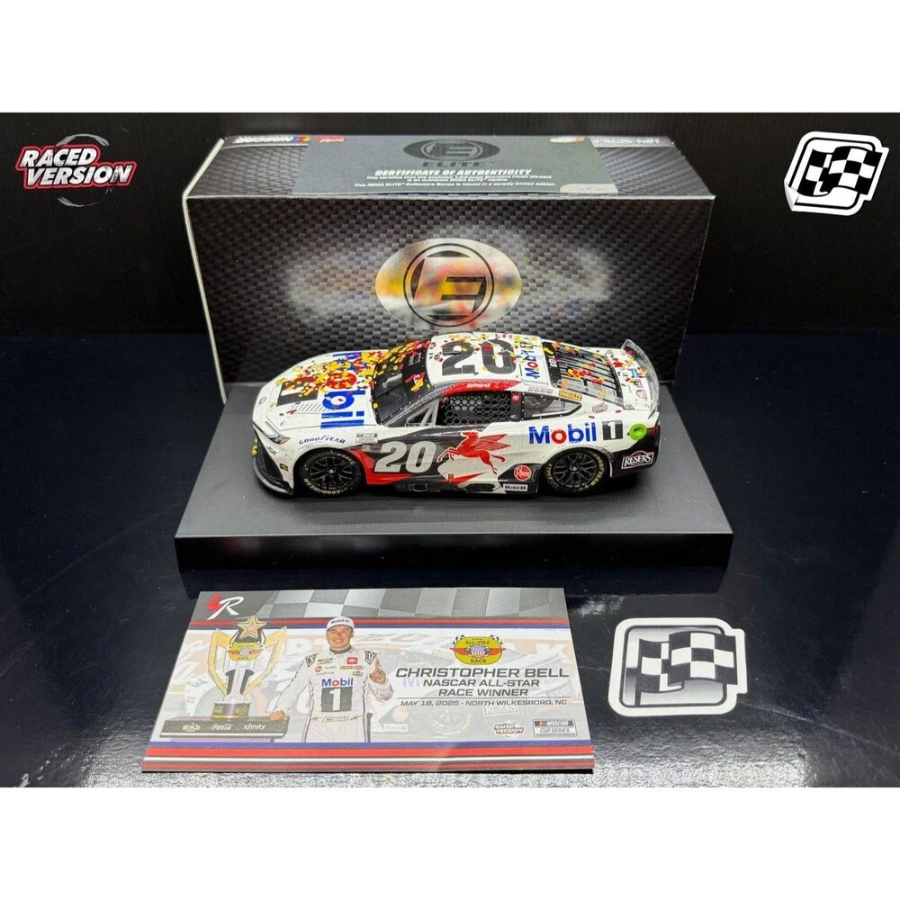 2025 Christopher Bell 1:24 #20 Mobil North Wilkesboro All Star Win ELITE Diecast
